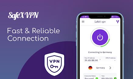 SafeX VPN - Fast VPN Proxy Ảnh chụp màn hình 0