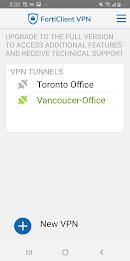 FortiClient VPN スクリーンショット 1