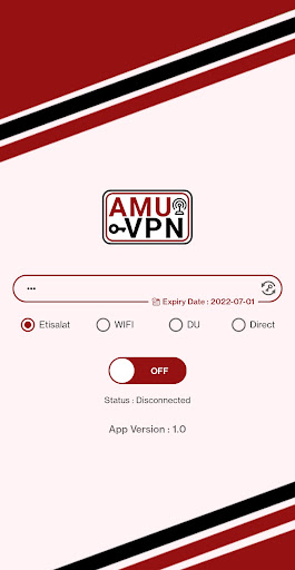 Amu VPN ဖန်သားပြင်ဓာတ်ပုံ 0