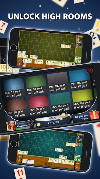 Rummy - Offline Board Game Mod Schermafbeelding 2