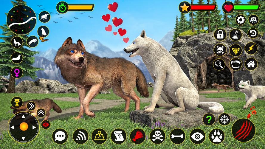 The Wolf Simulator: Wild Game スクリーンショット 1