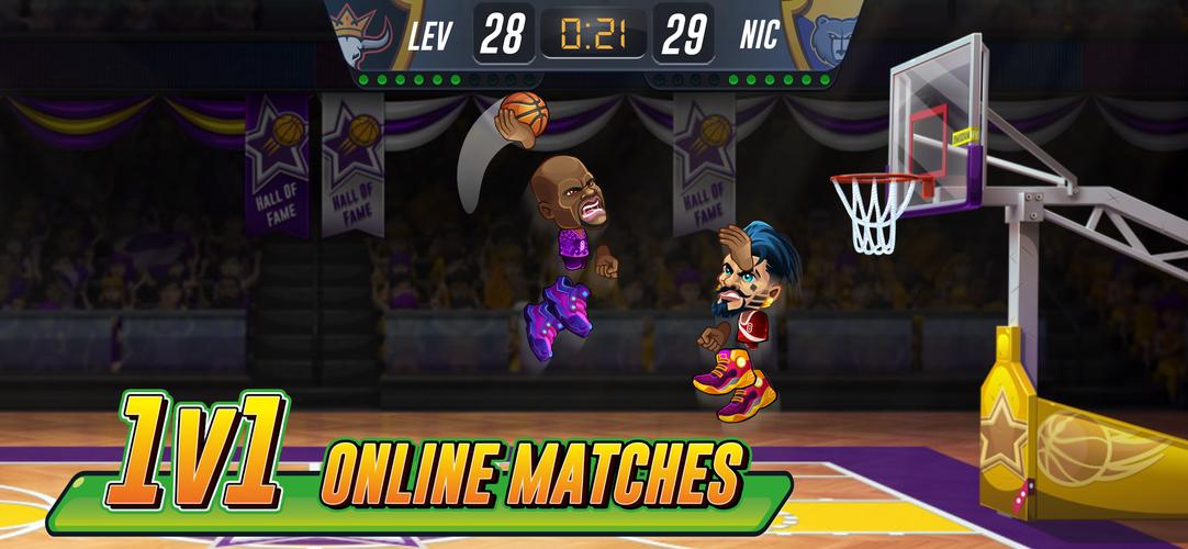 Basketball Arena: Online Game Captura de tela 0