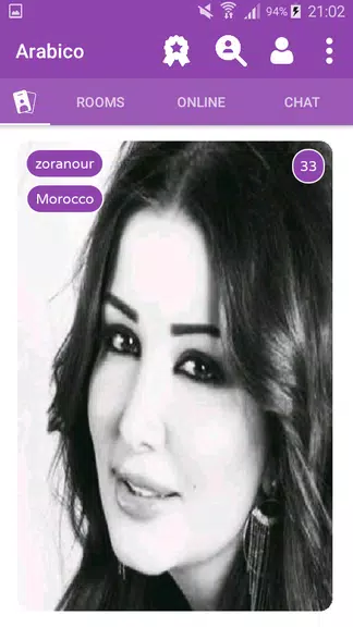 Arabico - Meet Arabs People & Chat Rooms Captura de pantalla 0