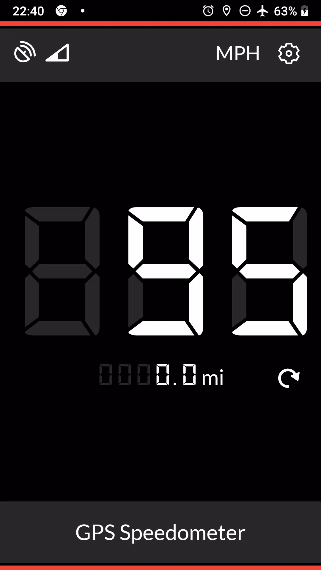 GPS Speedometer應用截圖第0張