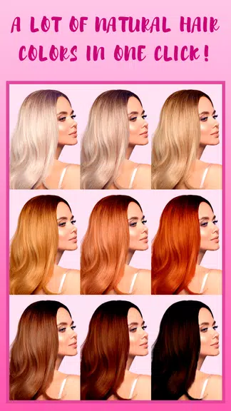 Hair Color Changer Schermafbeelding 2