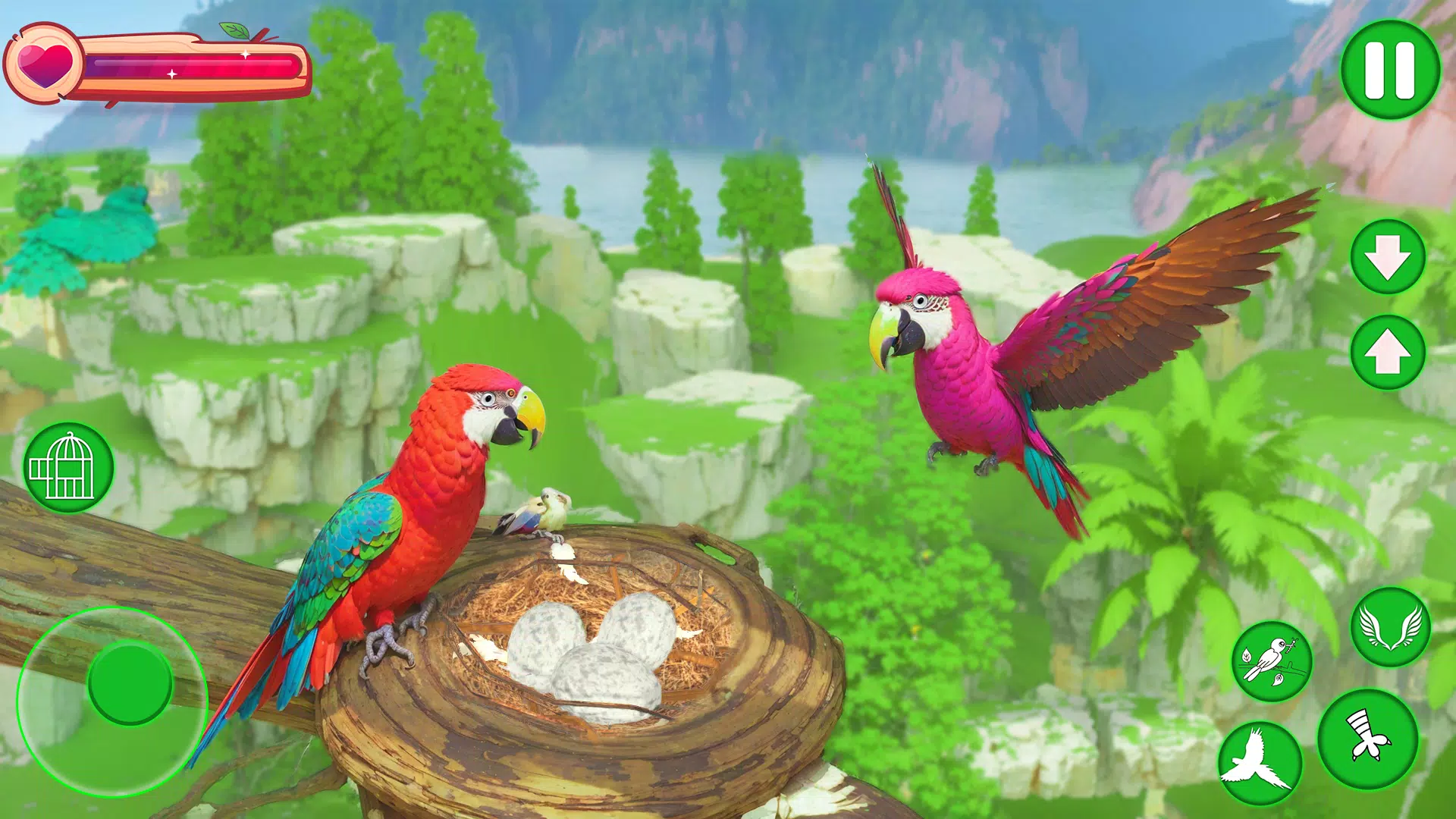 Parrot Bird Simulator Game স্ক্রিনশট 2