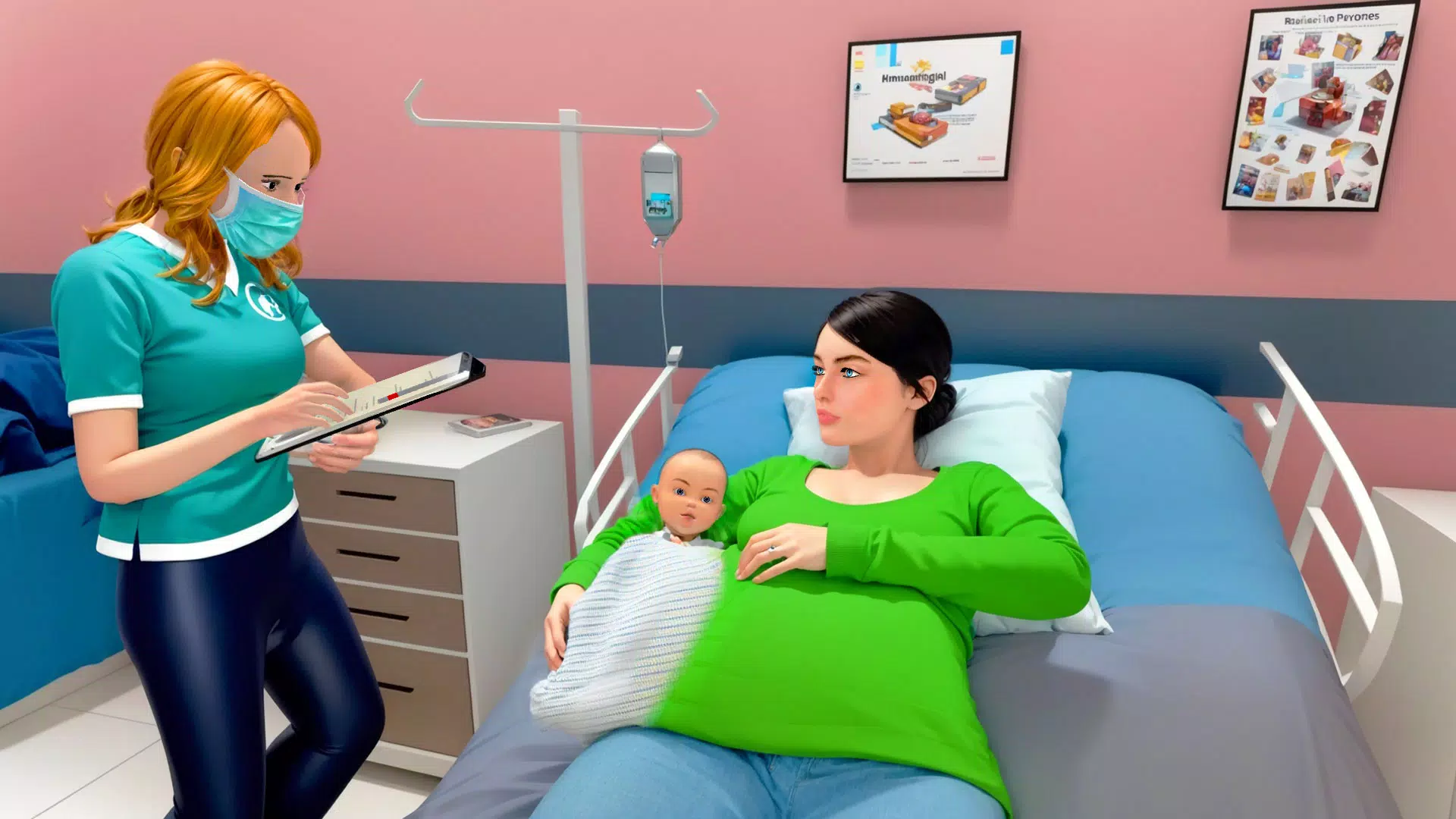 Pregnant Mom Game: Family life Captura de pantalla 1