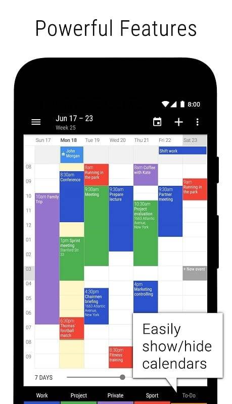 Business Calendar 2 Planner Screenshot 1