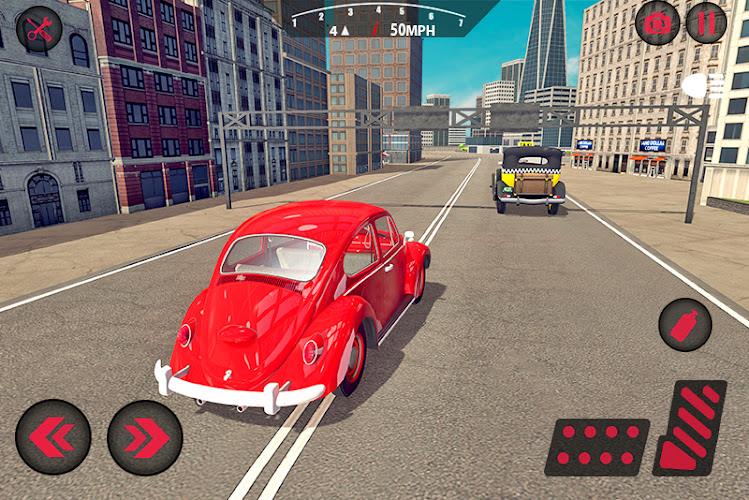 Classic Car Driving: Car Games Ekran Görüntüsü 0