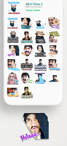 BB Ki Vines Stickers ภาพหน้าจอ 1