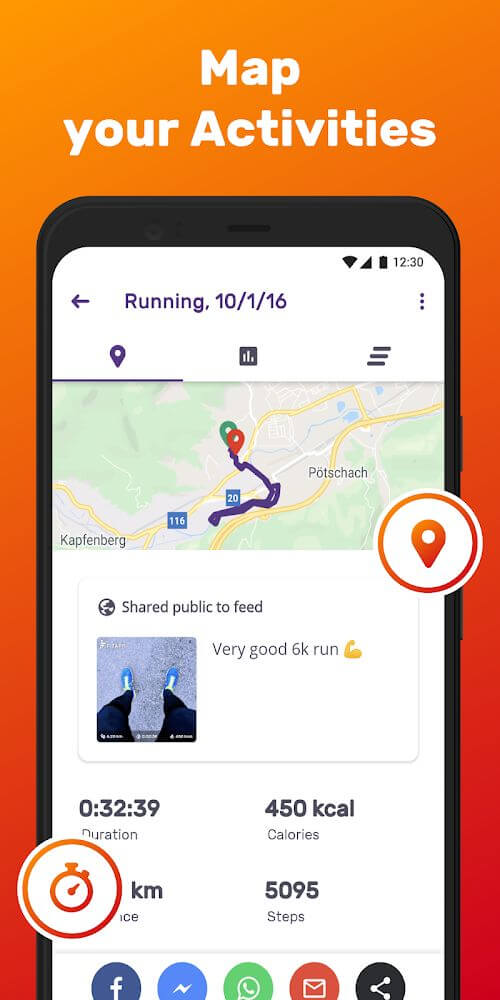 Lauf App & Jogging - FITAPP Screenshot 3