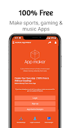 Android App Maker - No Coding Schermafbeelding 1