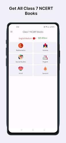 Class 7 NCERT Books Tangkapan skrin 0