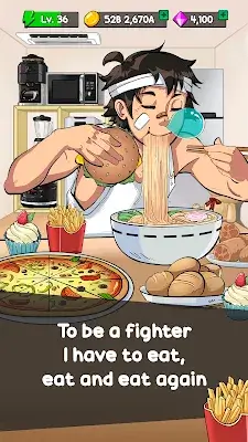 Food Fighter Clicker Games 스크린샷 0