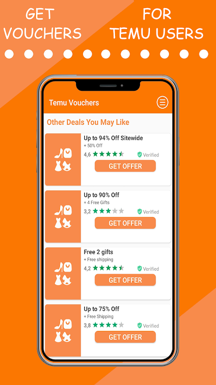 Temu Vouchers 스크린샷 2