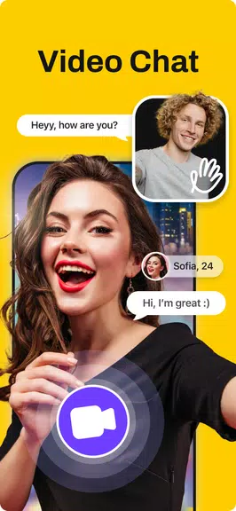 Juds- Random Live Video Chat ဖန်သားပြင်ဓာတ်ပုံ 0