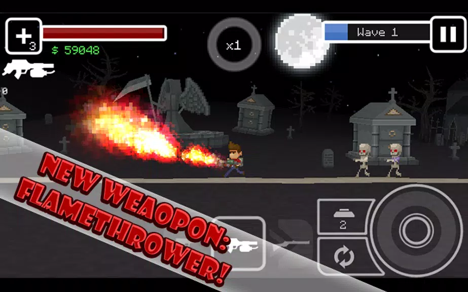 Undead Pixels: Zombie Invasion ภาพหน้าจอ 1