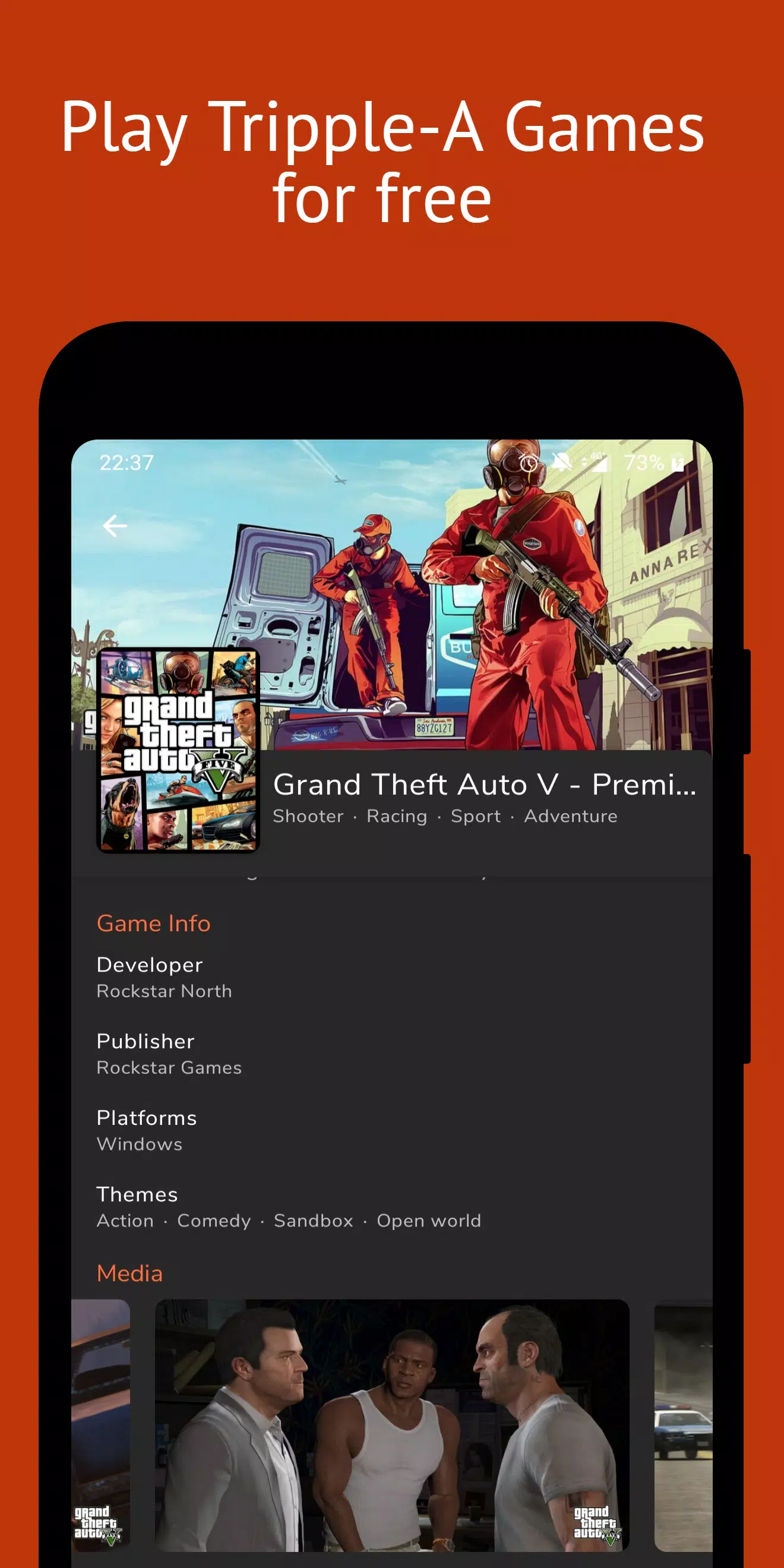 PC Games Radar for Epic Games, Screenshot 1