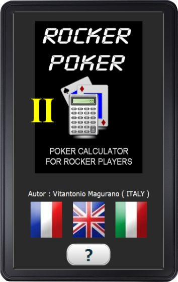 Rocker Poker Calculator II Free 스크린샷 0
