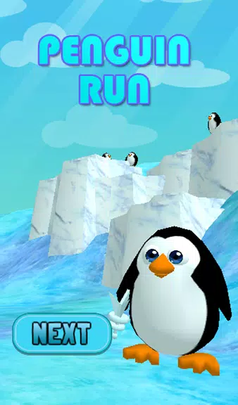 Penguin Run 3D ภาพหน้าจอ 0