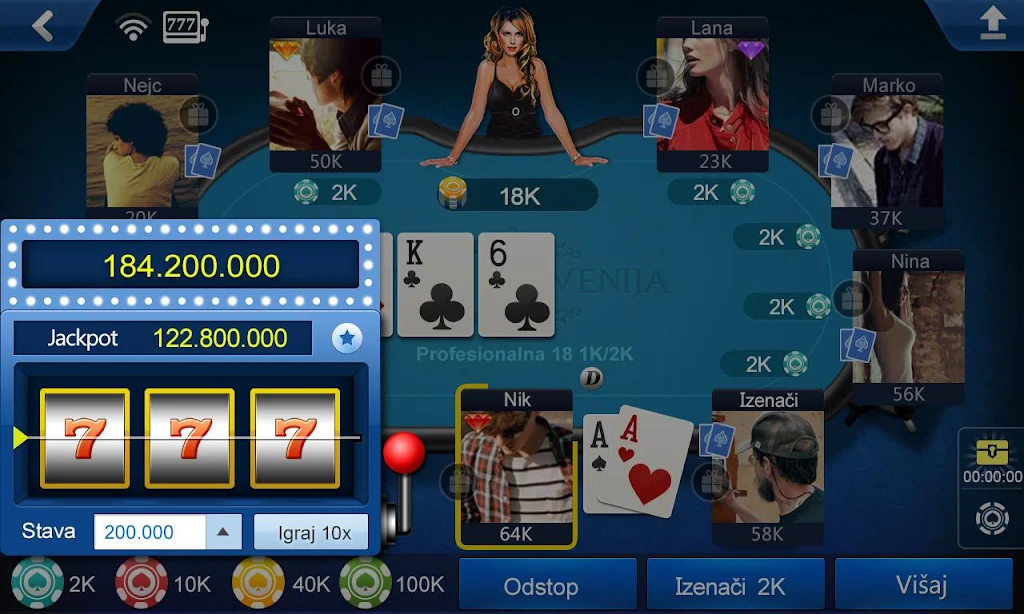 Poker Slovenia hd Captura de tela 2