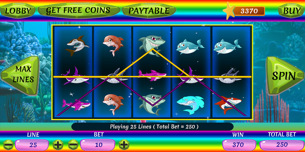 Shark Slots Скриншот 2