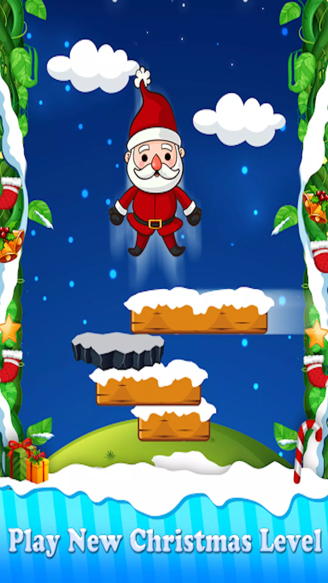 Christmas Game Santa Jump 2024 Zrzut ekranu 1