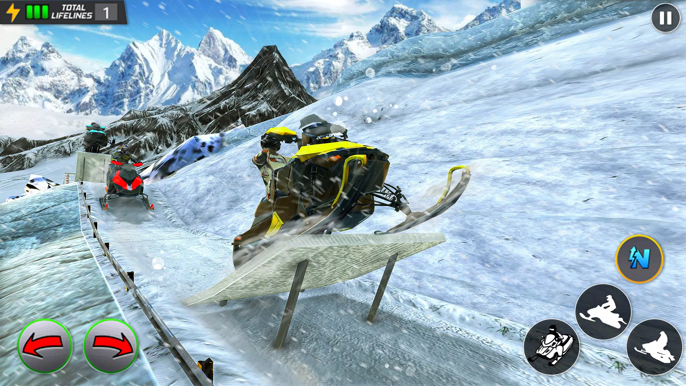 Crazy Skills Snowcross Games Скриншот 1