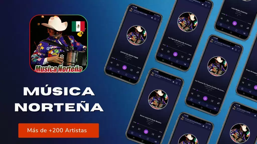 Música Norteña Mexicana ภาพหน้าจอ 0