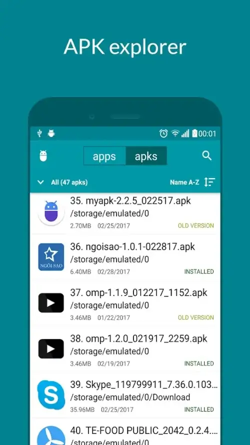 Schermata My APK 2