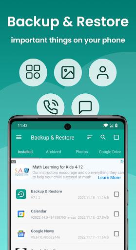 Backup and Restore - APP ภาพหน้าจอ 0