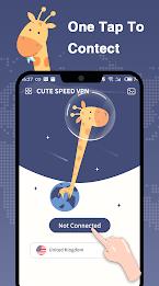 Cute Speed VPN スクリーンショット 1