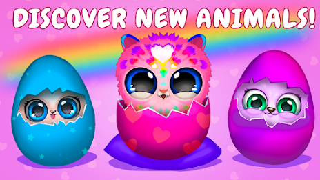 Merge Fluffy Animals: Egg pets ภาพหน้าจอ 0