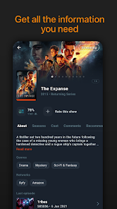 Moviebase: Trakt Movie Tracker ဖန်သားပြင်ဓာတ်ပုံ 2