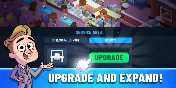 Idle Bank Tycoon: Money Empire Schermafbeelding 0
