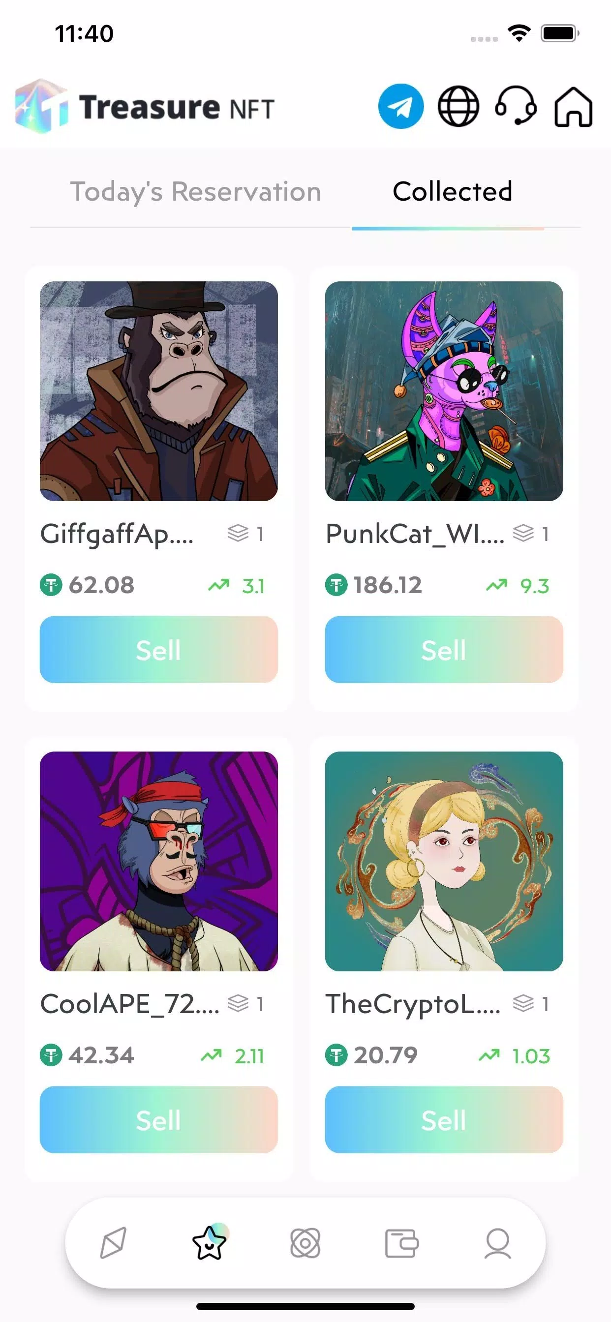 TreasureNFT স্ক্রিনশট 3
