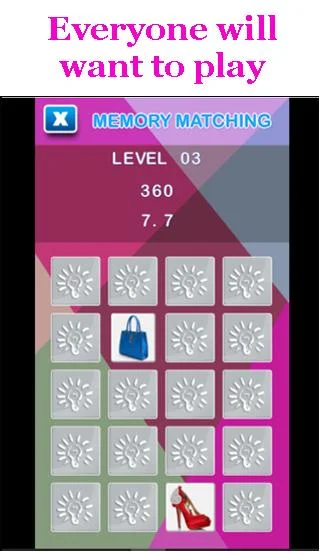 Memory Matching Fun Capture d'écran 2