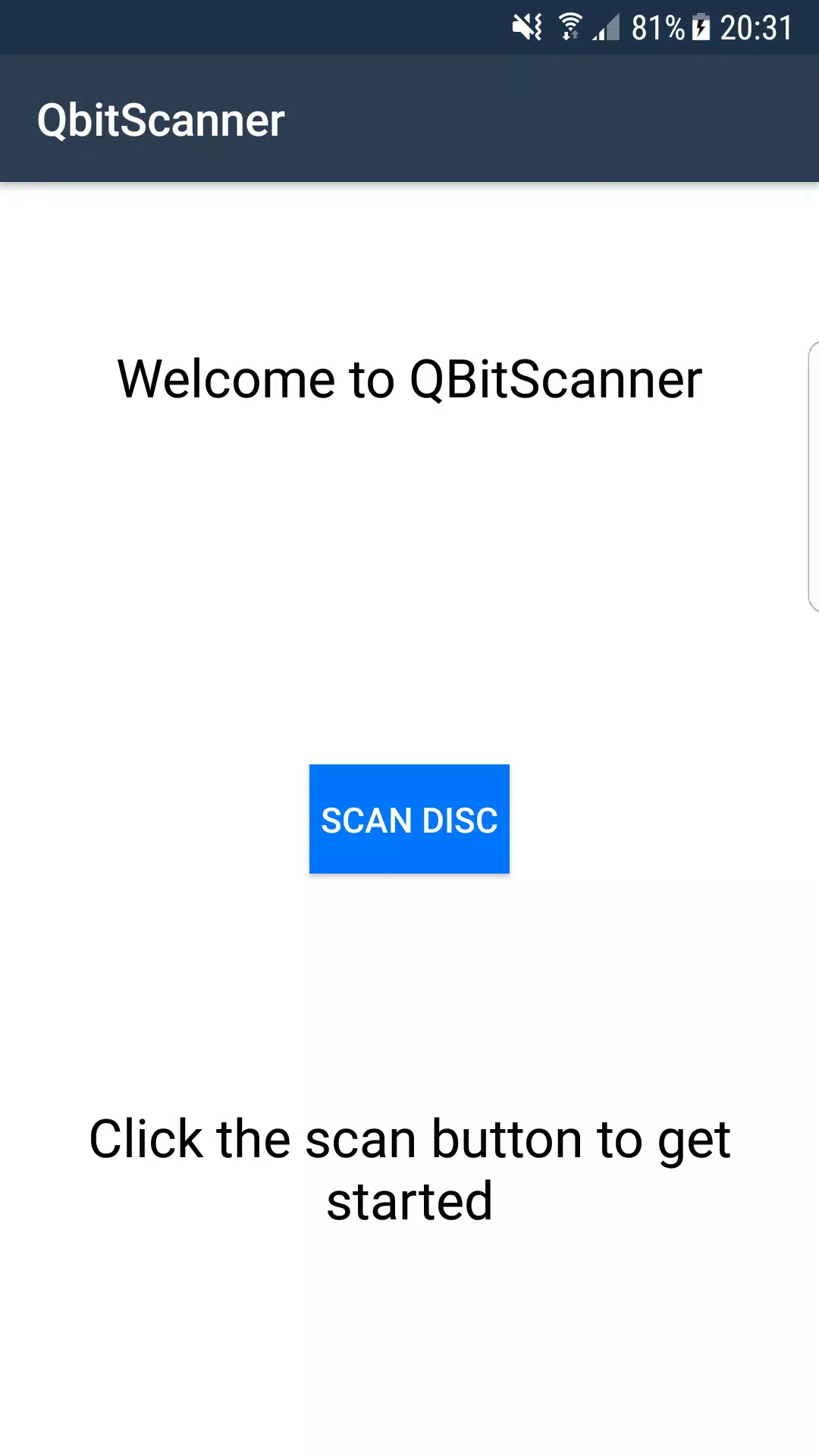 qbitScanner - License Disc Schermafbeelding 0