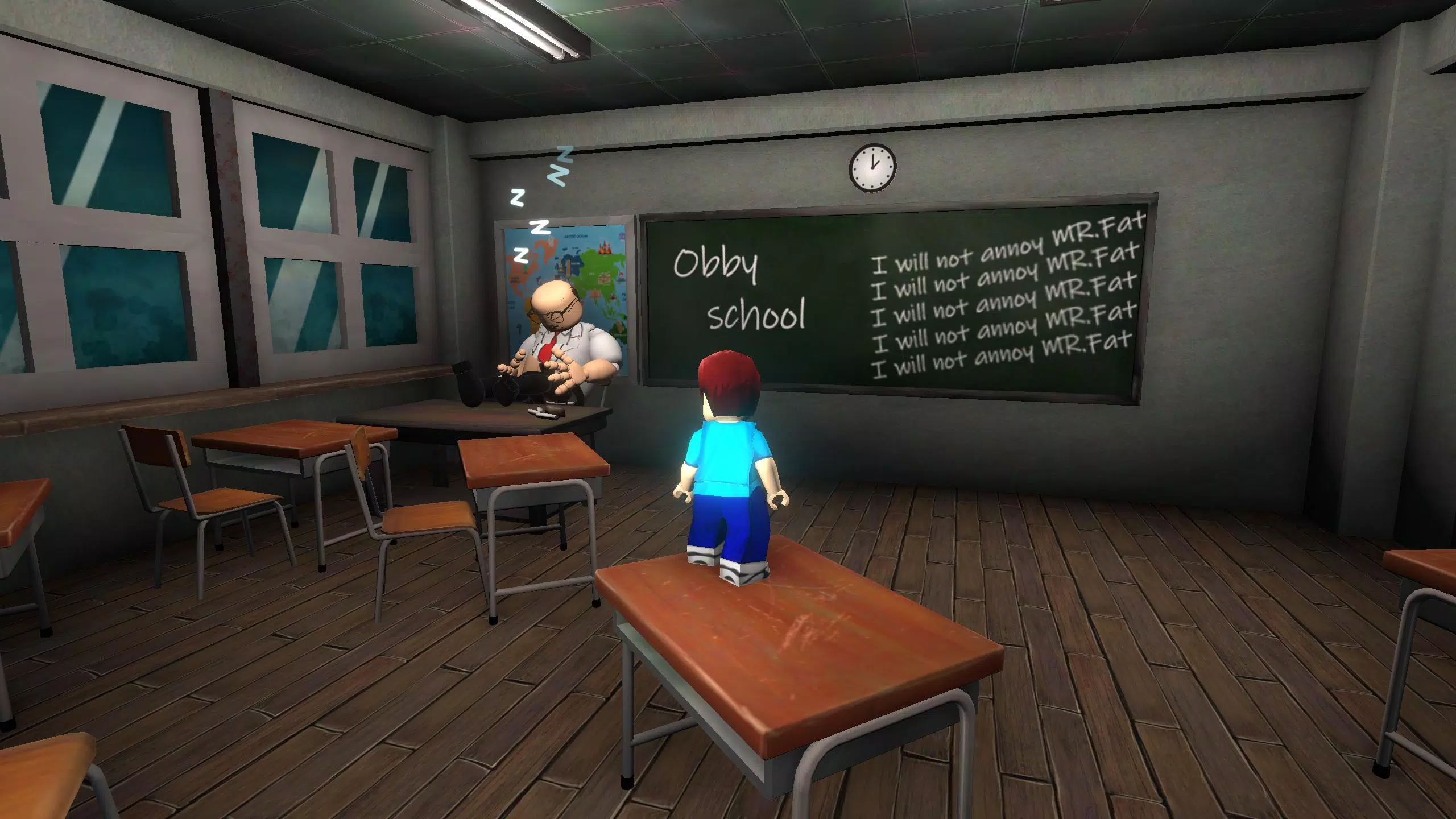 School Break: Obby Escape 스크린샷 0