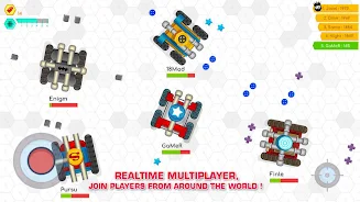 Battle.io Tank Battle Game স্ক্রিনশট 1