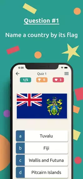 Flags Quiz:  World Geo Trivia應用截圖第1張