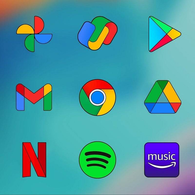 Oxigen HD – Icon Pack Tangkapan skrin 1