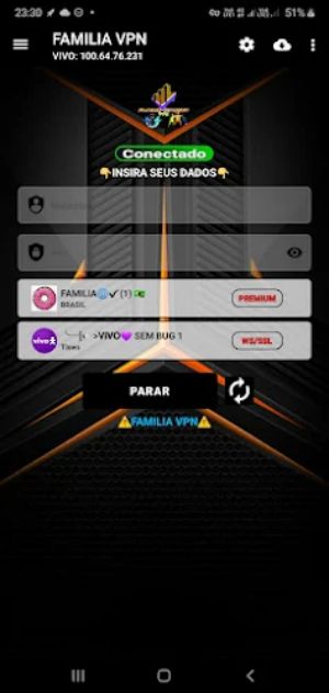 Família VPN Captura de tela 0