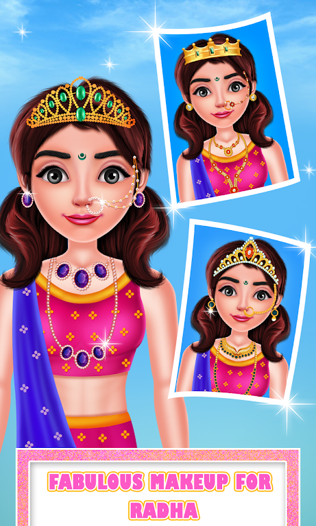 Cute Radha Fashion Makeover Schermafbeelding 0