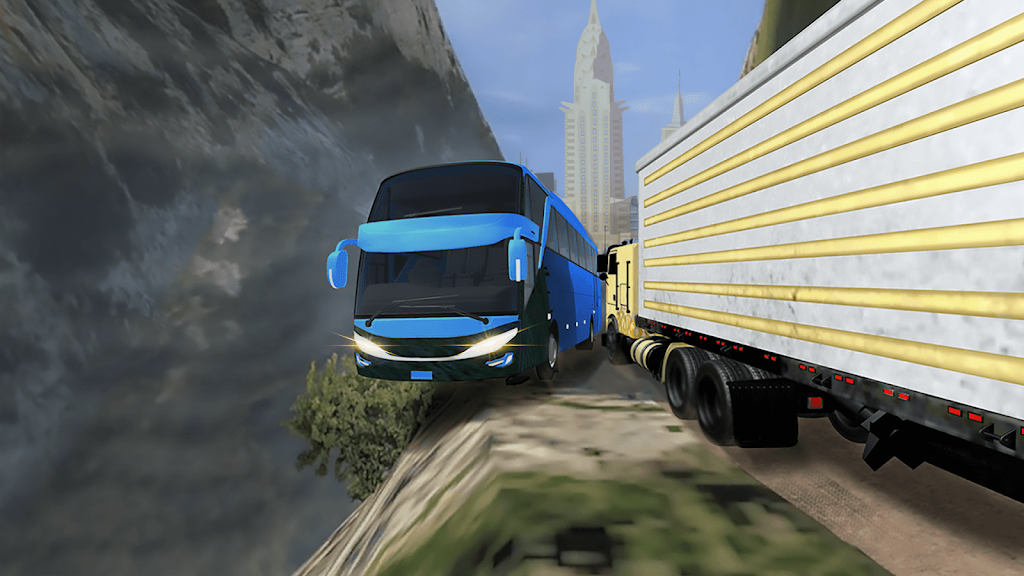 Risky Roads Bus Driver Offroad Schermafbeelding 2