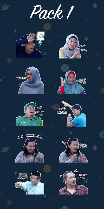 Dunia Terbalik WA Sticker Скриншот 1