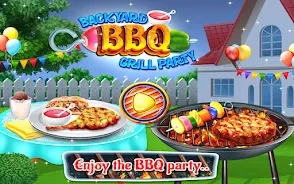 Backyard BBQ Grill Party स्क्रीनशॉट 0