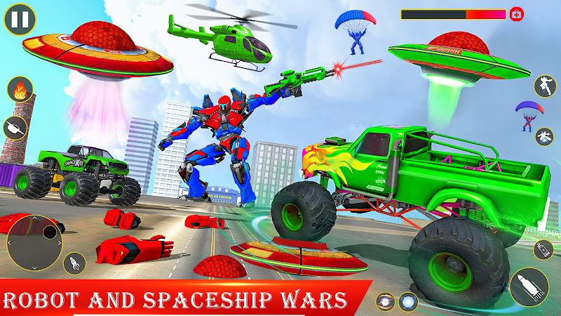 Spaceship Robot Transform Game স্ক্রিনশট 0