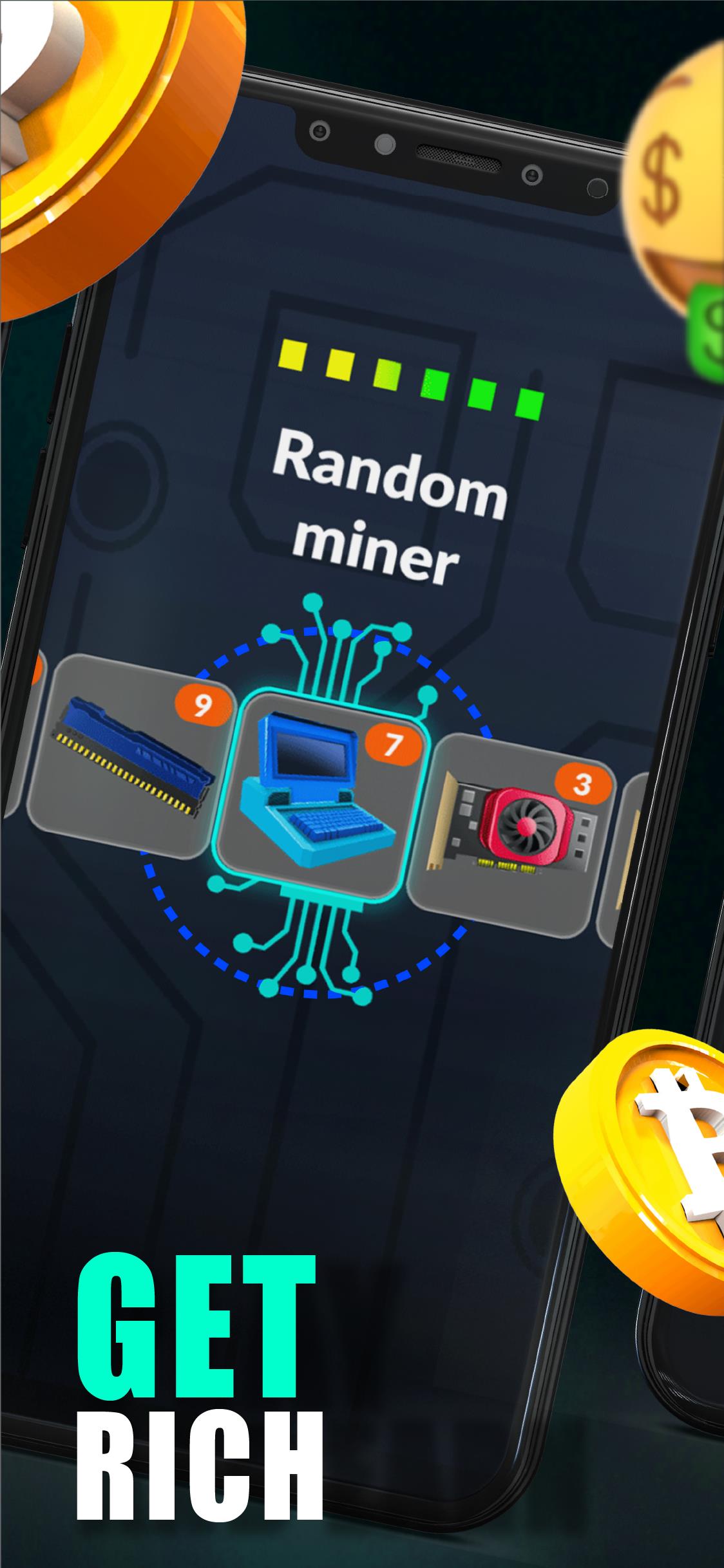 Merge Crypto Miner: Earn Money Ảnh chụp màn hình 1