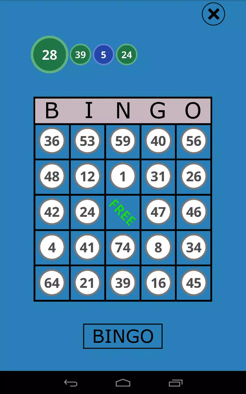 Classic Bingo Touch Schermafbeelding 2